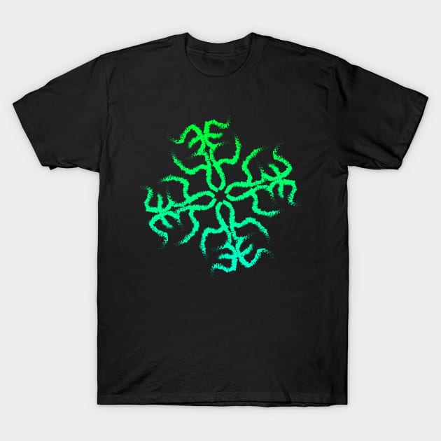 Green Ornament T-Shirt by Scailaret